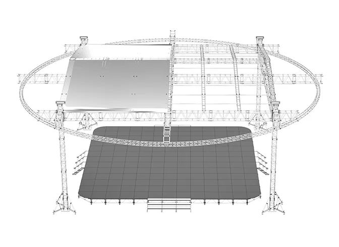 桁架金字顶核心优势：强度与效率的工程级平衡