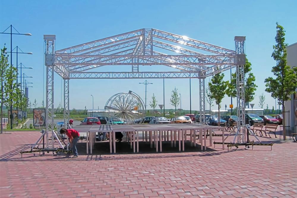 户外桁架舞台展示