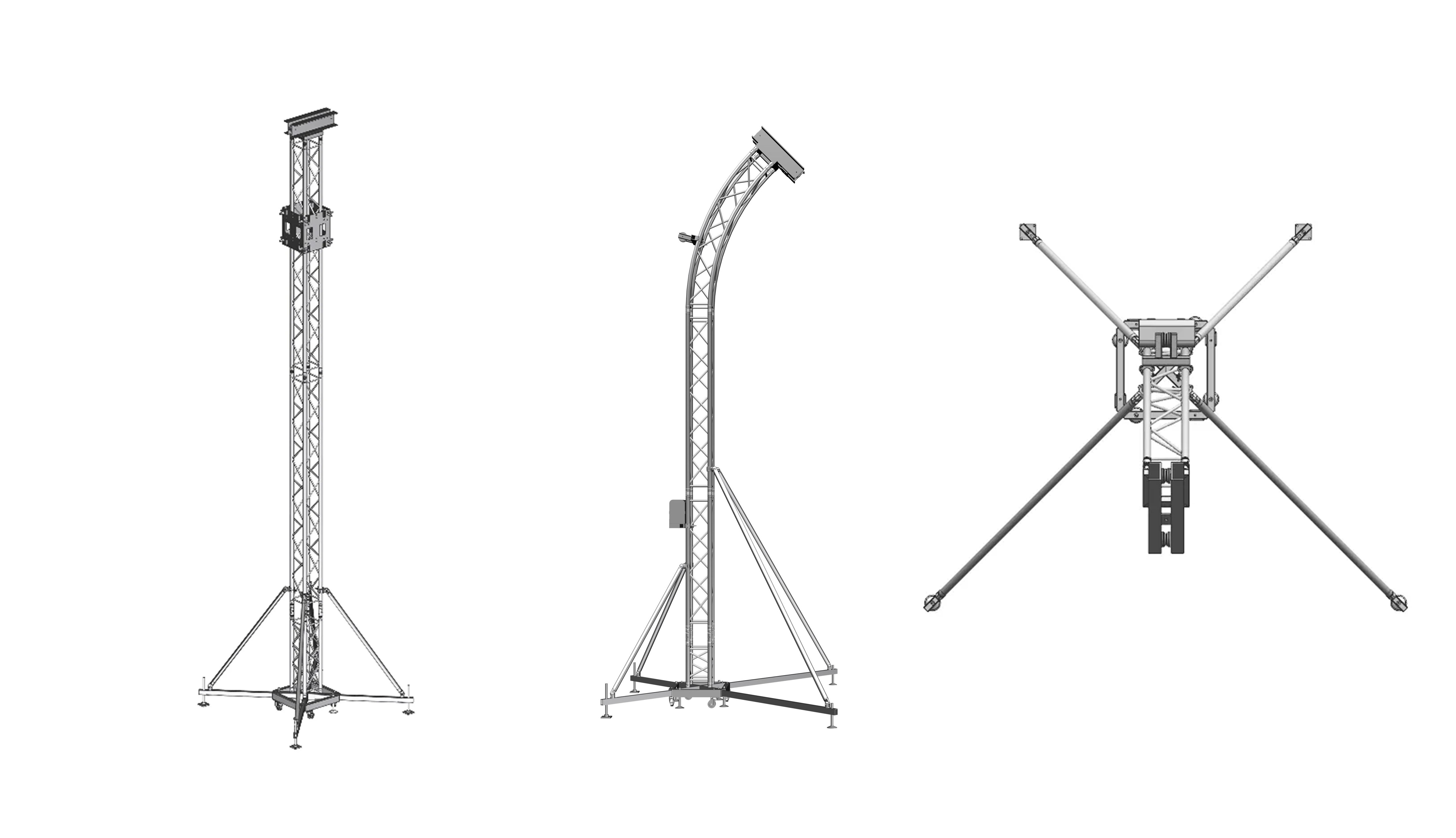 【智构桁架】升降塔架