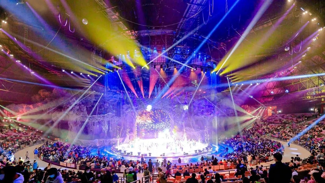 浩洋灯光点亮广州长隆国际大马戏，超凡演绎马戏魅力！